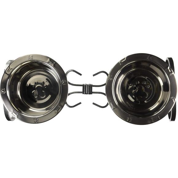 NWT QT Dog unisex Pet 1-Quart Classic Stand, Silver-Size 4-Inch - Picture 2 of 3